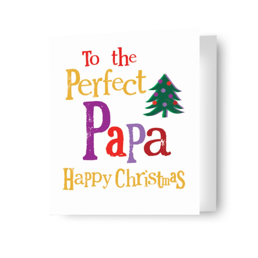 Papa' Dad Christmas Card Official Product