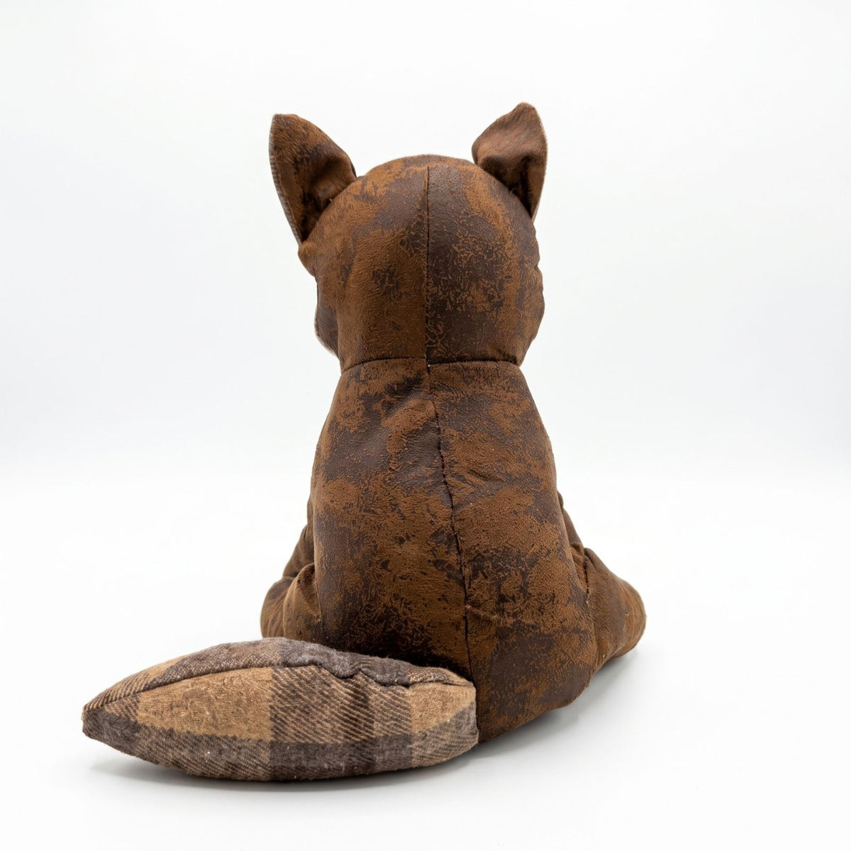 Luxury Fox Door Stop, Polyester Cover With Sand Filling