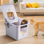 Extra Large Top-entry Fully Enclosed Cat Litter Box