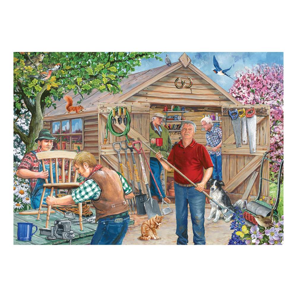 Our Man Shed Big 500 Piece Jigsaw Puzzle