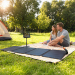36w Foldable Portable Solar Panel With Type-c To Usb-a