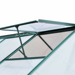 Polycarbonate Walk-in Greenhouse 6x8ft | Dark Green