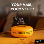Istylers Texture Styling Hair Clay, Strong Hold And Matt Finish With Carnauba Wax, Multipack 6 X 75 Ml