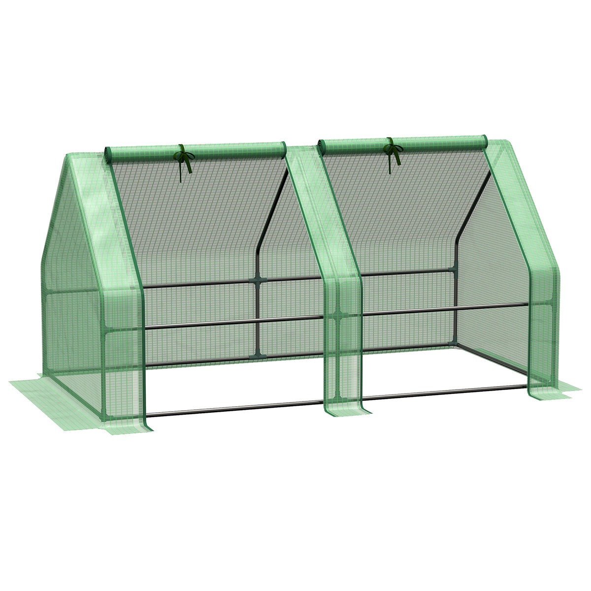 Mini Greenhouse Poly Tunnel Steeple | Green