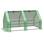 Mini Greenhouse Poly Tunnel Steeple | Green