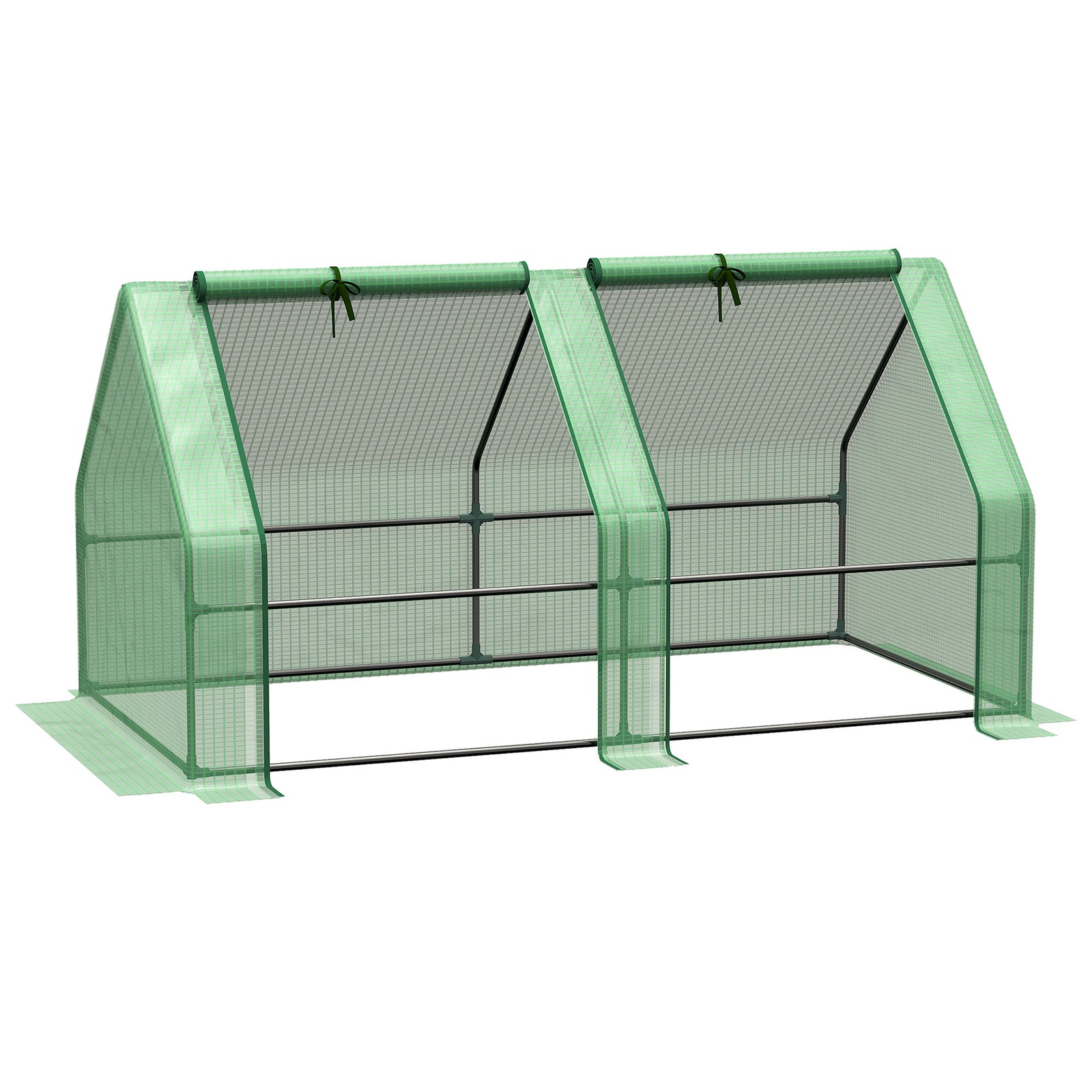 Mini Greenhouse Poly Tunnel Steeple | Green
