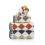 Bliss Diamonds Supersoft Ultra Absorbent Cotton Towels | Bath Towel | Mustard