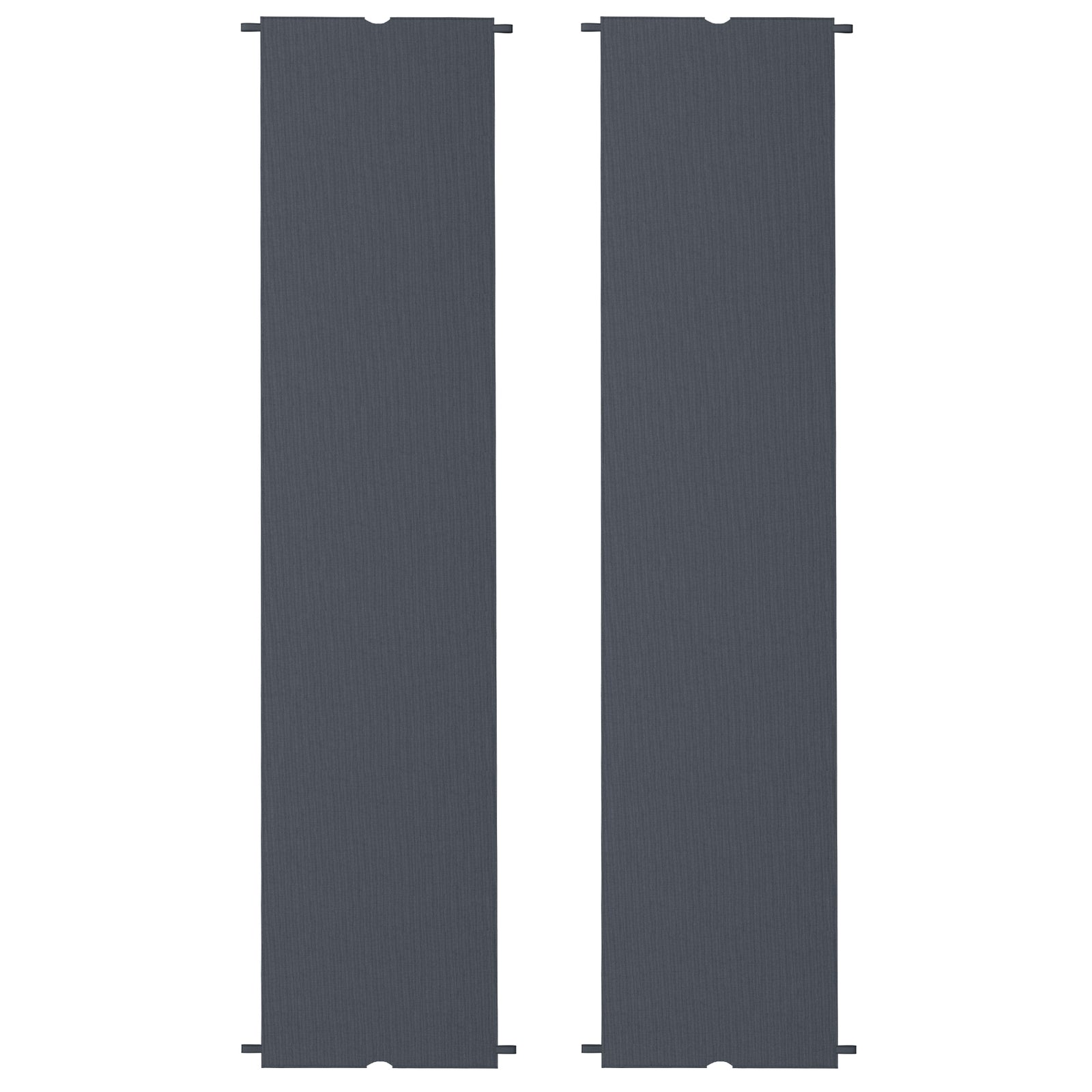 2 Pcs Pergola Replacement Canopy Cover, Uv Protection | Dark Gray