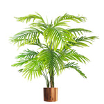 130cm Artificial Areca Palm Tree Extra Large With Copper Planter