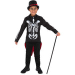 Day Of The Dead Senor Skeleton Costume | Age 10-12