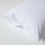 Terry Towelling Waterproof Pillow Protectors, Pack Of 4 | 60cm x 60cm | White