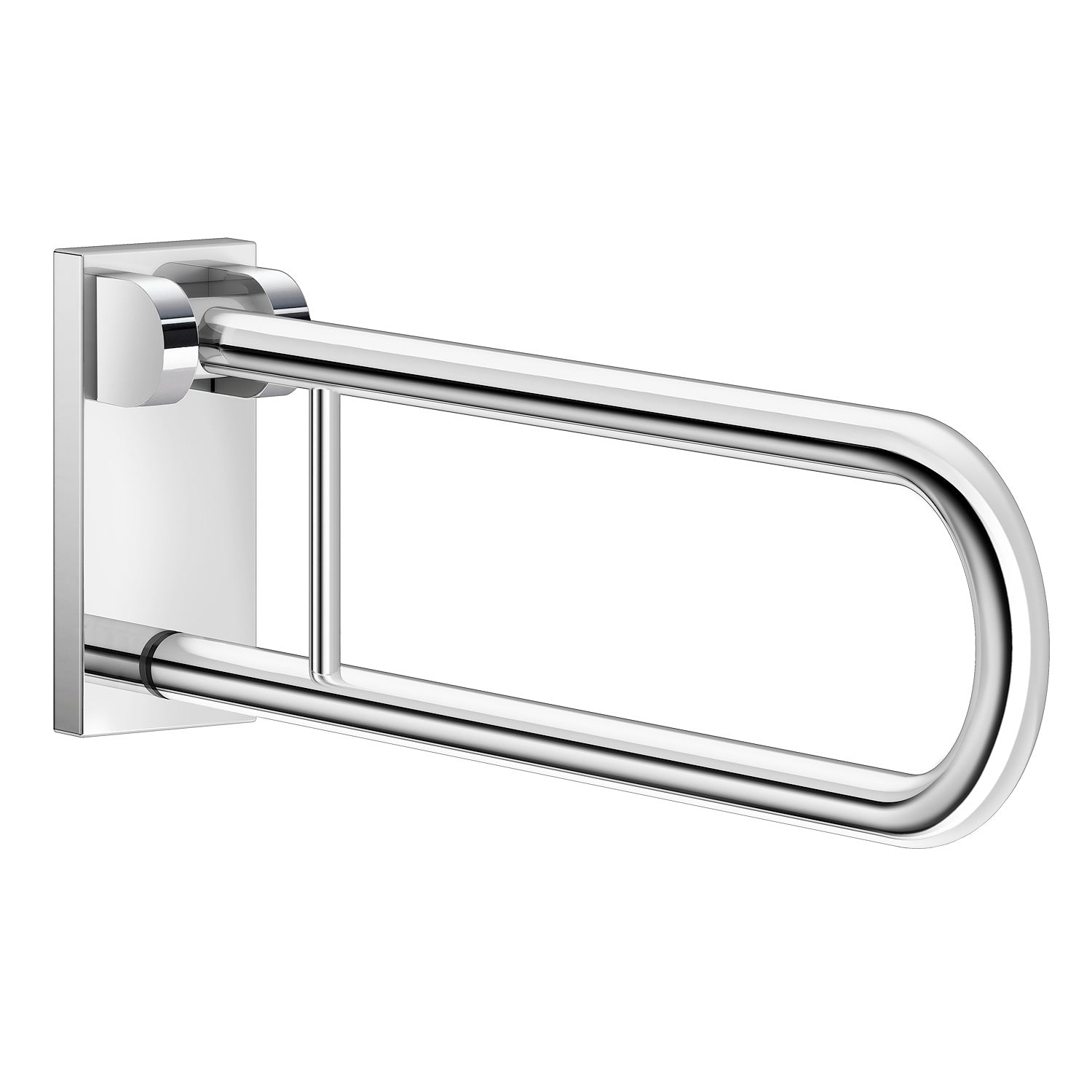 Chromed Stainless Steel Foldable Grab Bar Bathroom Hand Rail | Polished Stainless Steel