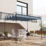 Pergola Cover Roof Replacement For 3 X 2.15m Pergola | Dark Gray