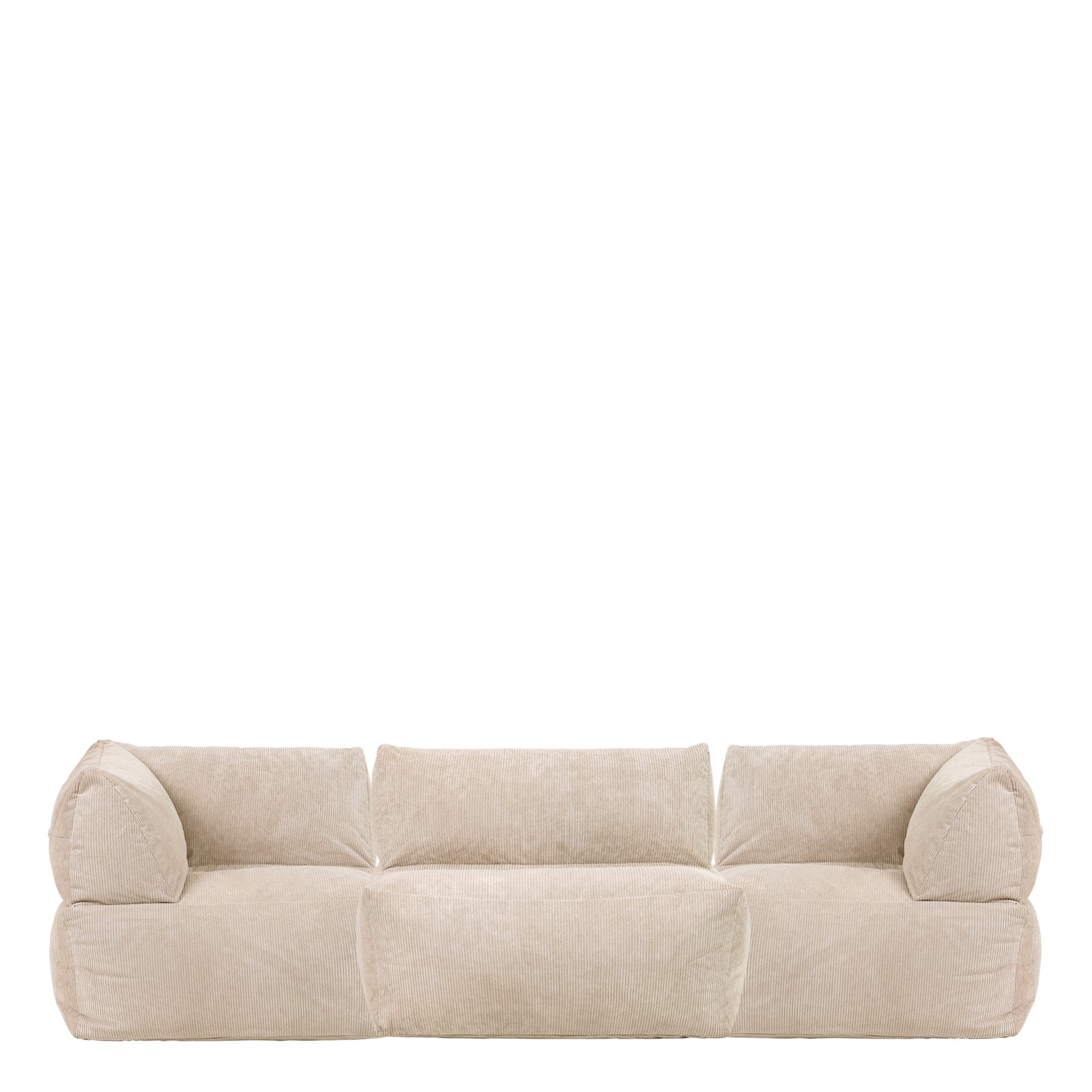 Tetra Cord 3pc Sofa Set | Beige