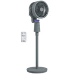 Pedestal Fan, Air Circulation Fan With Oscillating, Tilt | One Size | Grey