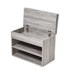 Breeins 3-tier Shoe Storage Bench With Cushioned Seat & Anti-tip Kit