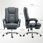 Massage Office Chair, Reclining | Light Grey