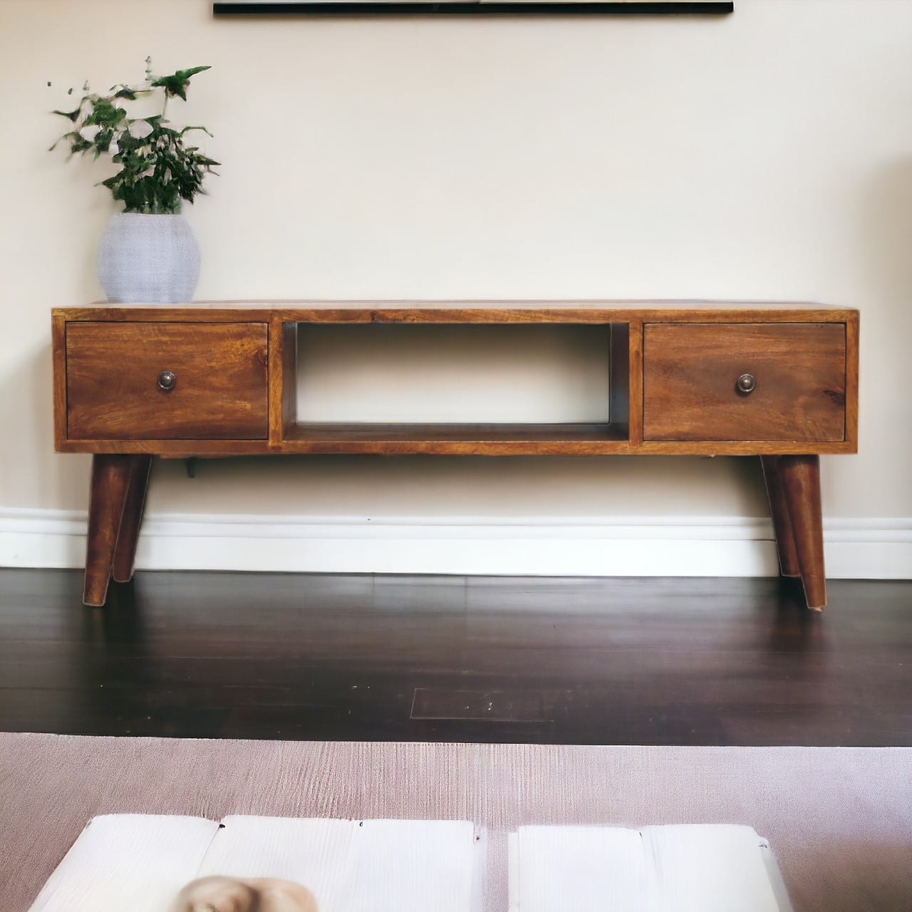 Solid Wood Classic Chestnut Coffee Table