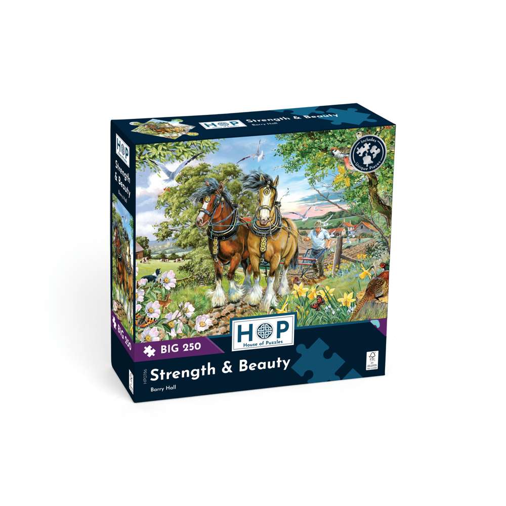 Strength & Beauty - Big 250 Piece Jigsaw Puzzle