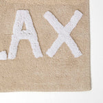 Relax Design Bath Mat 100% Cotton | 50 x 80cm | Beige