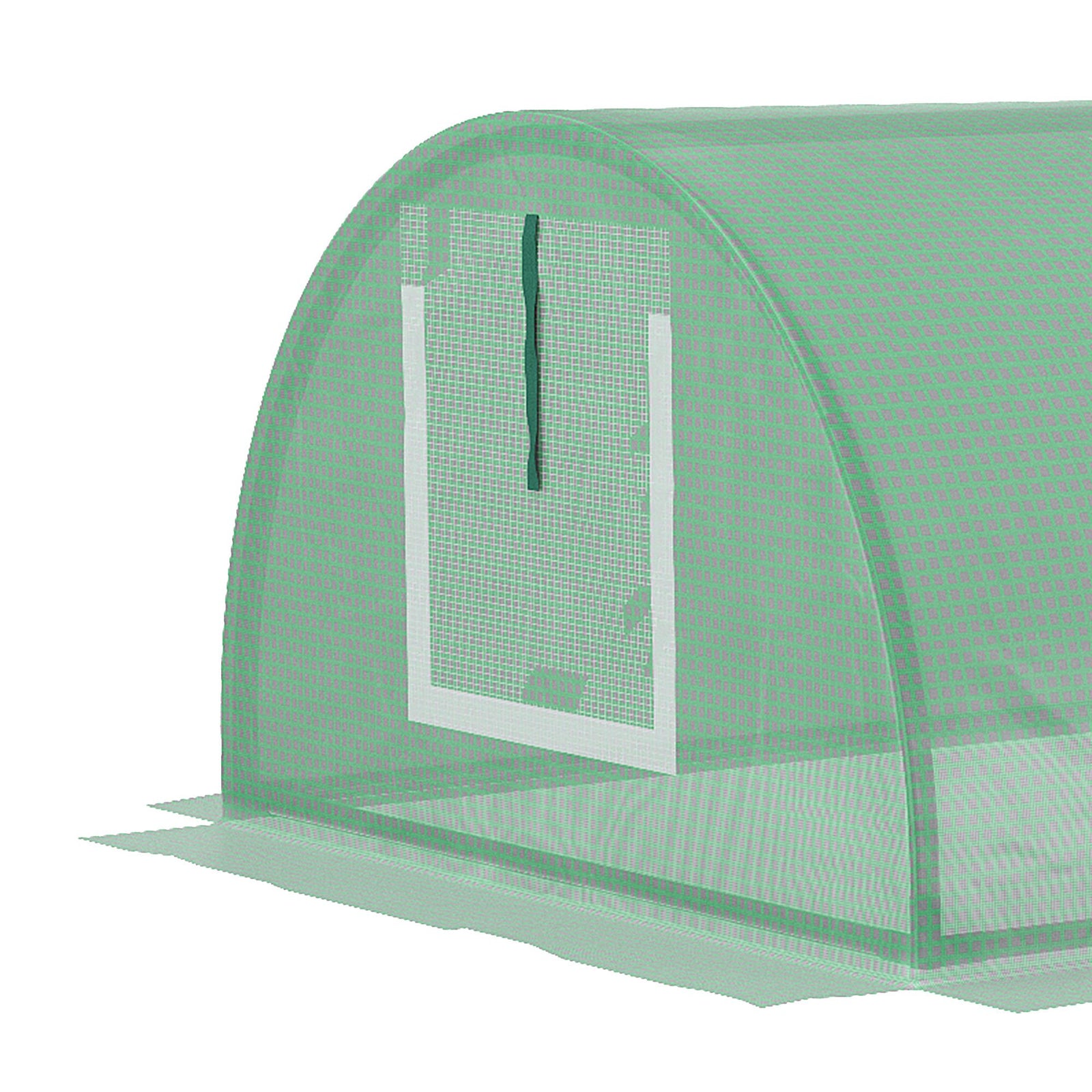 Pe Mini Greenhouse W/ 5 Mesh Windows
