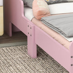 Toddler Bed Frame, Cloud-design Princess Bed, 143 X 74 X 55cm - Pink | Pink