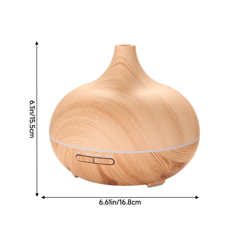 Wood Grain Ultrasonic Essential Oil Diffuser | Natural