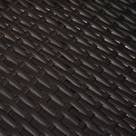 Outdoor Rattan Armchair Wicker Dining Chair Set For Garden | Set-of-2 | Brown