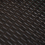 Outdoor Rattan Armchair Wicker Dining Chair Set For Garden | Set-of-2 | Brown