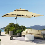 2.7x2.7m Cantilever Parasol, Aluminium Frame