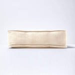 Faux Suede Dining Chair Booster Cushion | 40cm x 40cm | Cream