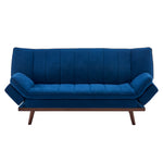 Scandinavian Click Clack Sofa Bed - Double | Navy Blue