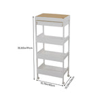 3/4-tier Storage Trolley With Drawer | Medium