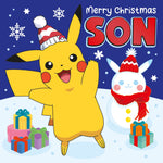 Pokemon Son Christmas Card Official Product
