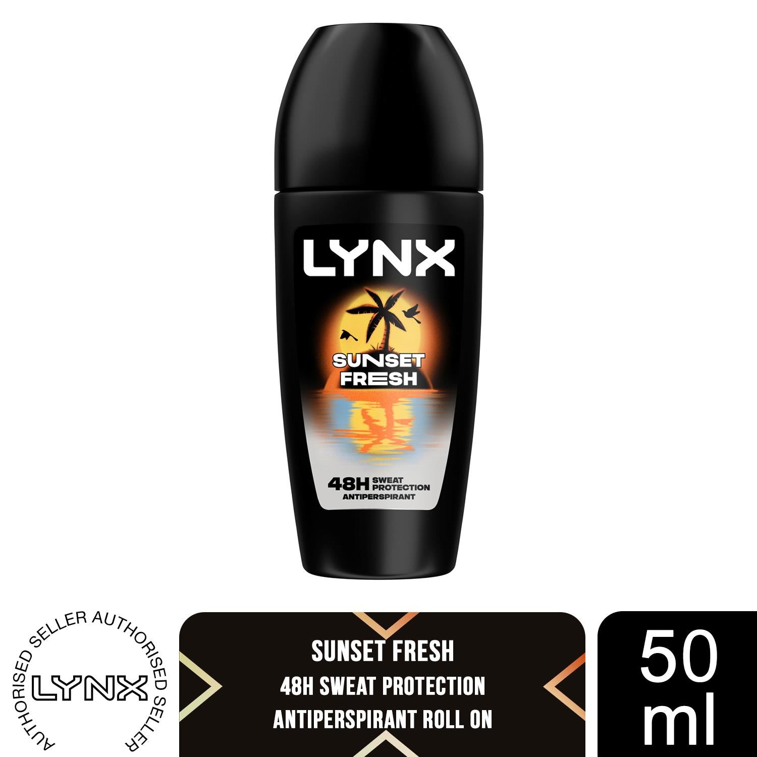 Sunset Fresh Anti- Perspirant Roll On With 48h Sweat Protection, 50ml