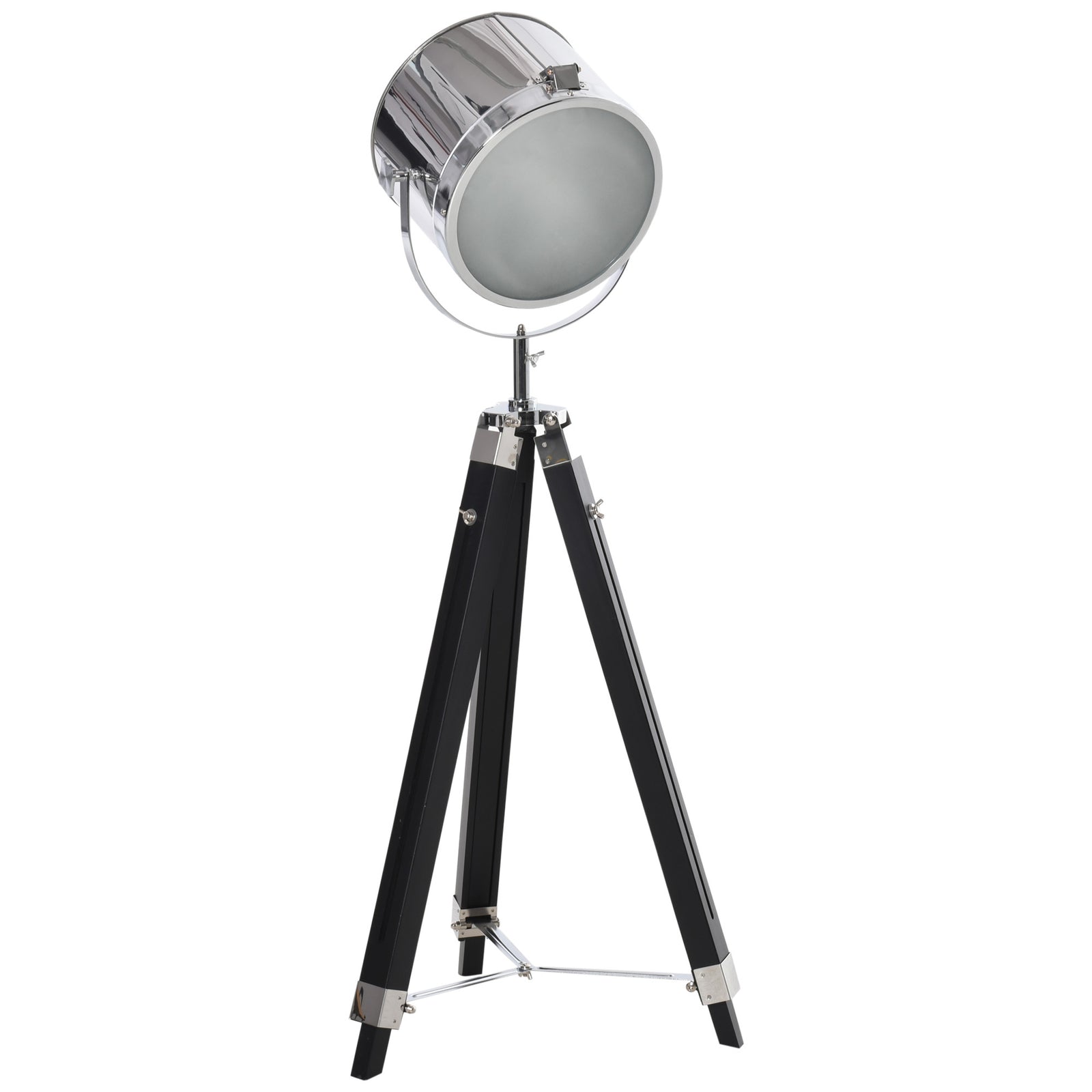 Industrial Style Adjustable Tripod Floor Lamp Searchlight