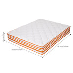 Hybrid Mattress, Medium Firm – Pocket Springs, Breathable Foam, Fire-resistant, Edge Support | King