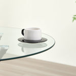 Stylish New York Dining Table Set with 4 Charlotte Velvet Chairs | Blue