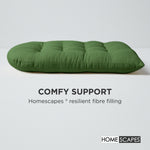Luxury Garden Round Egg Chair Swing Cushion, 80 X 120 Cm | One Size | Green