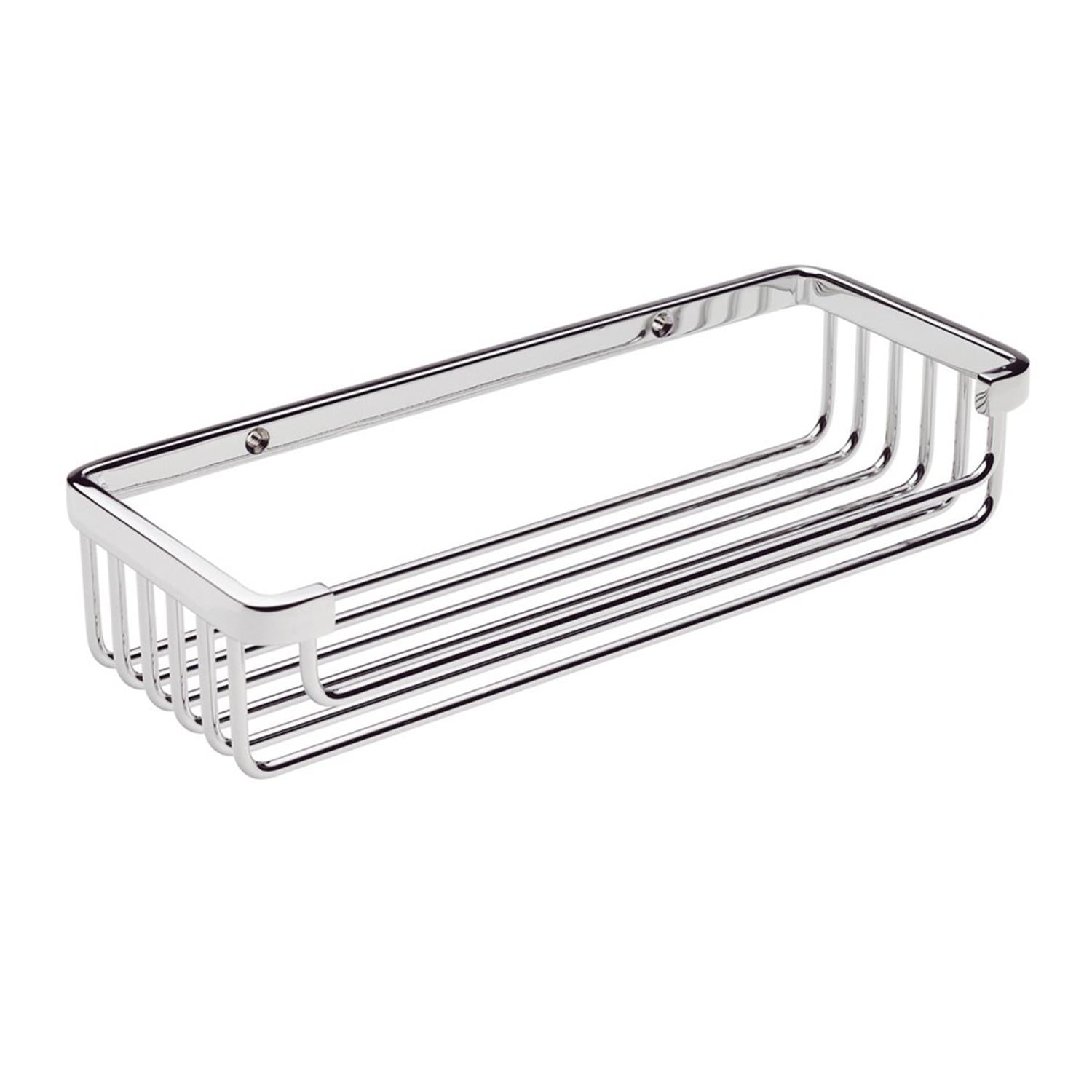 Shower Caddy, Shower Basket, 30cm, Silver, Architect S+ Collection