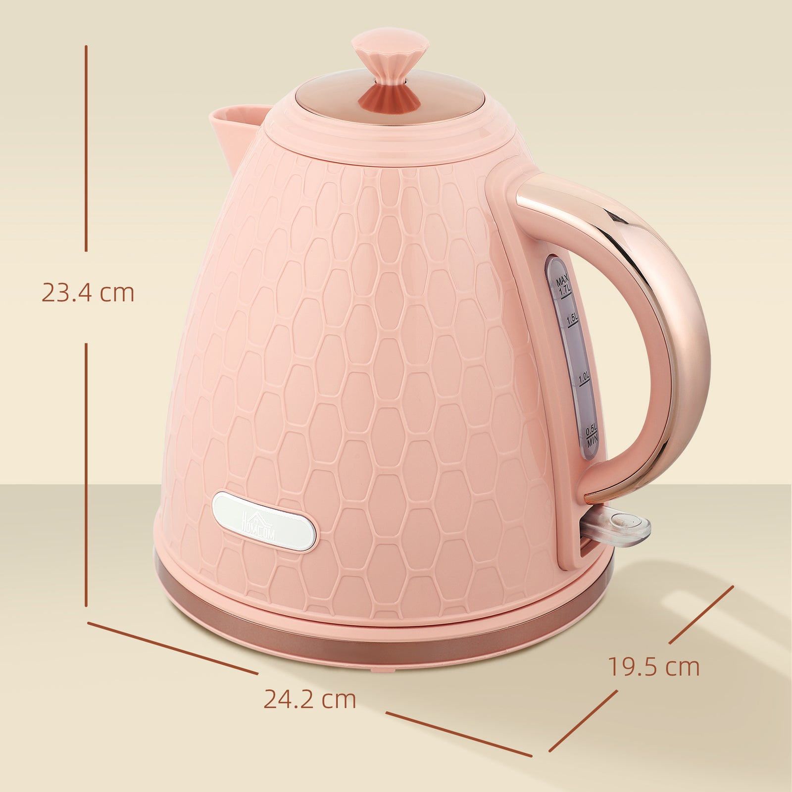 Electric Kettle, Auto Shut-off | Pink