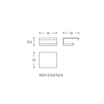 Toilet Roll Holder, Black Matt, Wall-mounted, 13 Cm. Collection The Grid