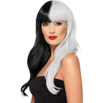 Deluxe Wig, Half & Half With Fringe