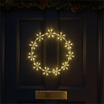 Xmas Haus 44cm 78warm White Led Metal Ring 3m Lead Outdoor