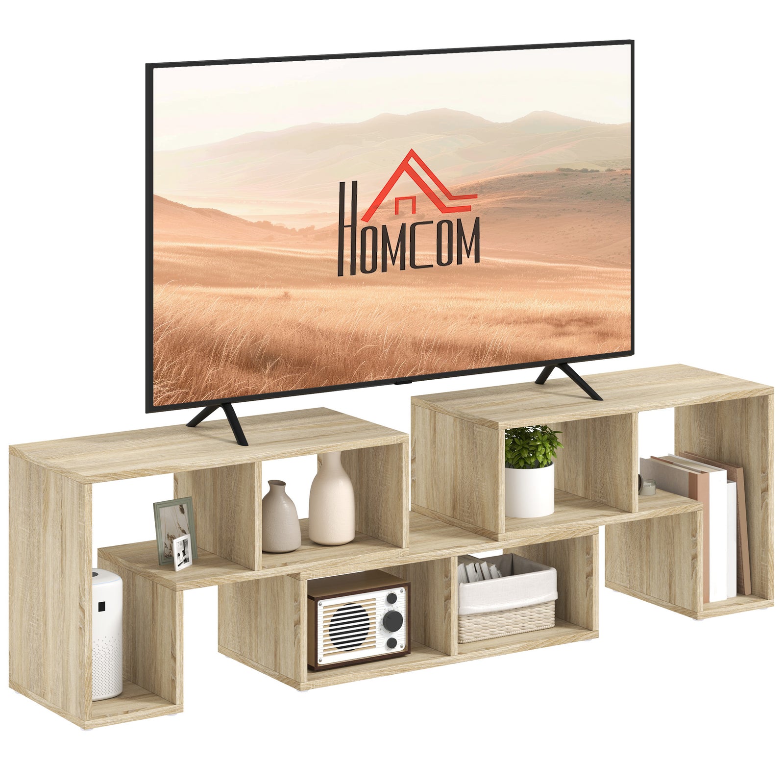 Tv Unit For Tvs Up To 75 Inches, Free Combination Tv Stand | Gray