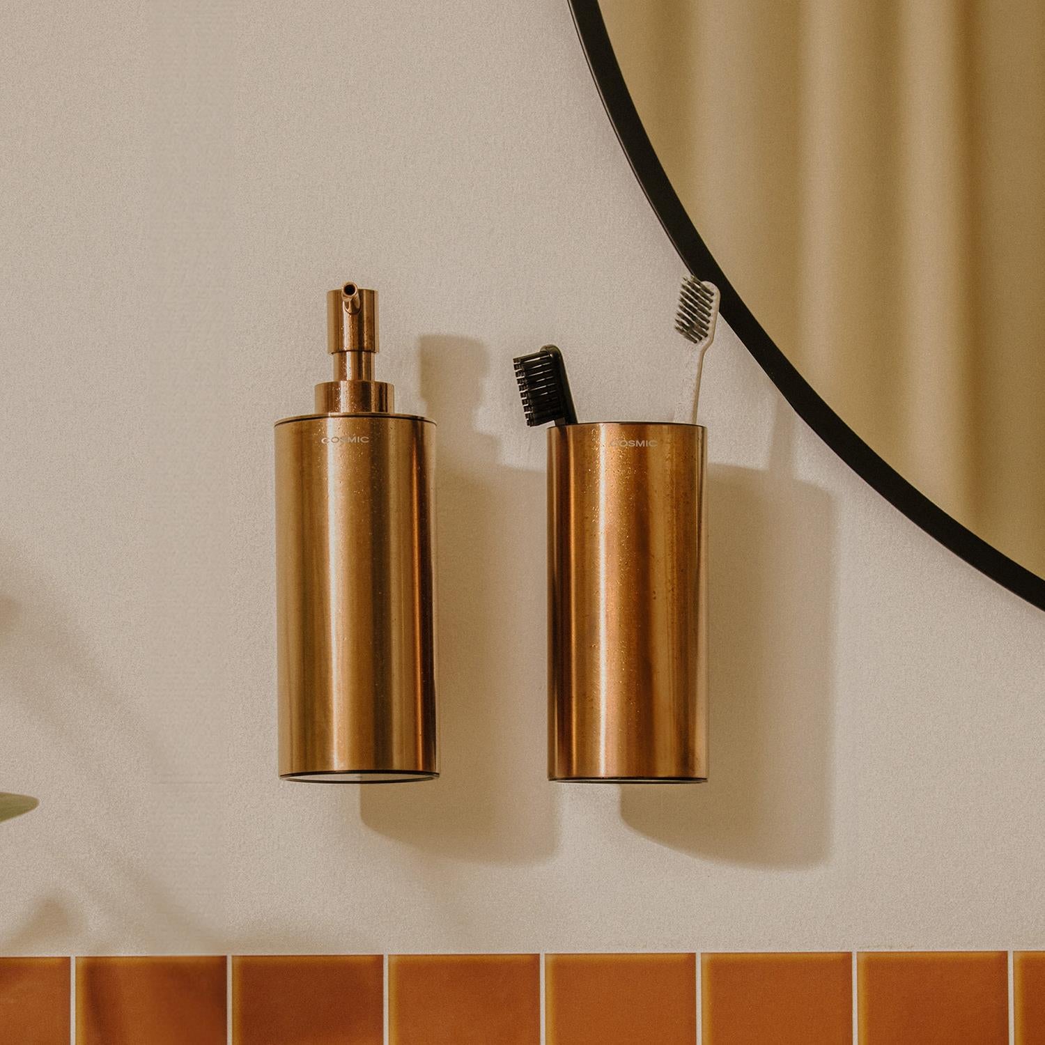 Toilet Brush & Holder 6,2cm Black Anti-corrosion Architect S+ Collection