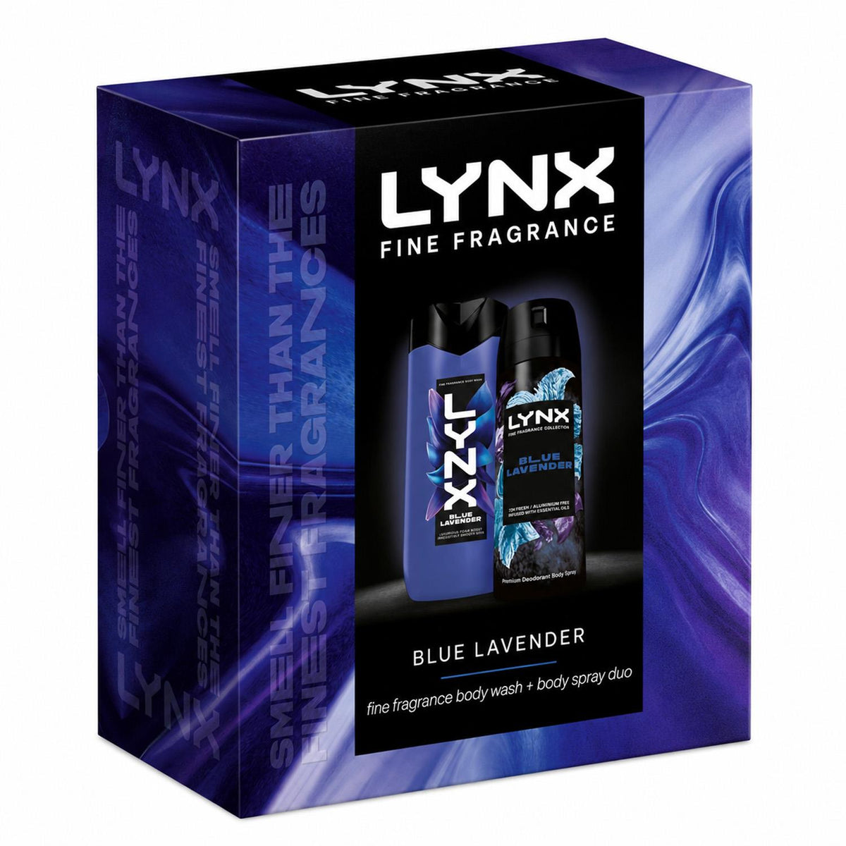 Fine Fragrance Blue Lavender Body Spray & Wash Set | Set of 3