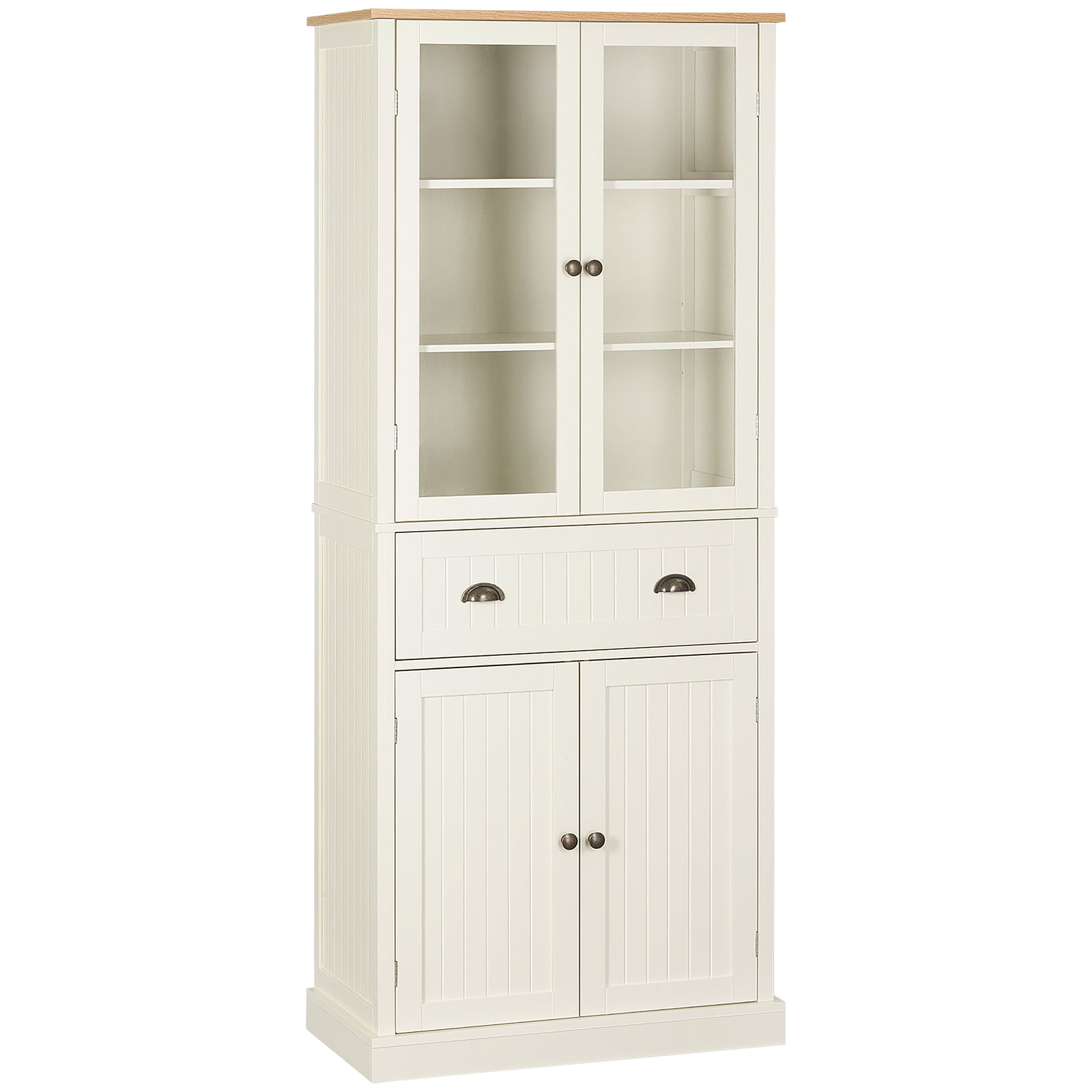 5 Tier Kitchen Cupboard, Adjustable Shelves