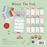 Winnie The Pooh 2026 Family Organiser Calendar (with Stickers) Official Product