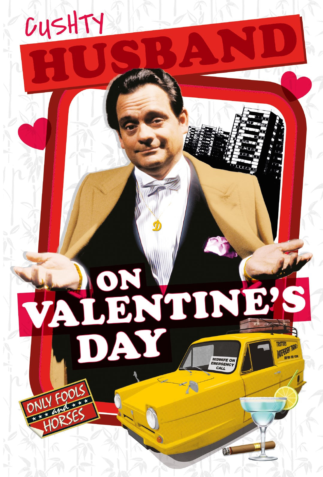 Cushty Husband' Valentine's Day Card Official Product